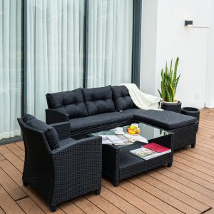 Versailles Sectional Sofa with Ottoman - Lam Hiep Hung JSC