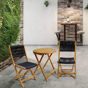 Hoover Bistro Set – Black - Lam Hiep Hung JSC