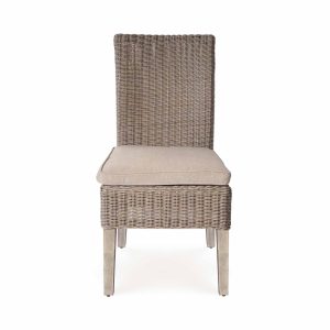 Nikaia Wicker Chair – Grey (Set of 2) - Lam Hiep Hung JSC
