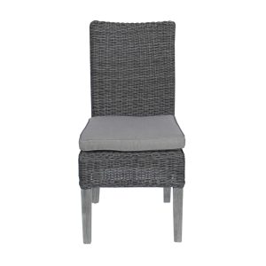 Nikaia Wicker Chair – Grey (Set of 2) - Lam Hiep Hung JSC