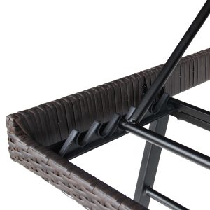 Faro Chaise Lounge – Dark Brown - Lam Hiep Hung JSC