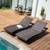 Faro Chaise Lounge – Dark Brown - Lam Hiep Hung JSC