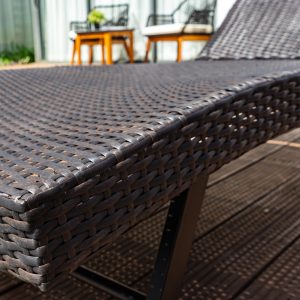 Faro Chaise Lounge – Dark Brown - Lam Hiep Hung JSC