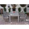 Galatsi Wooden Dining Table – Grey - Lam Hiep Hung JSC