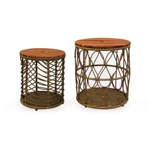 Cali Storage Side Table Set (Set of 2) - Lam Hiep Hung JSC