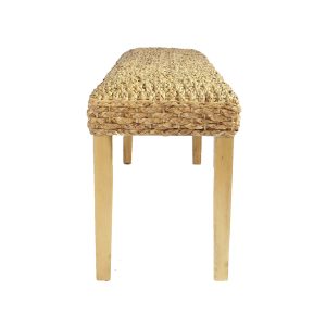 Chester Water Hyacinth Wood Bench - Lam Hiep Hung JSC