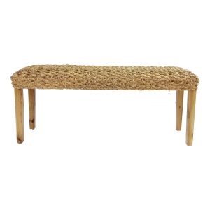 Chester Water Hyacinth Wood Bench - Lam Hiep Hung JSC