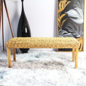 Chester Water Hyacinth Wood Bench - Lam Hiep Hung JSC