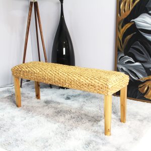 Chester Water Hyacinth Wood Bench - Lam Hiep Hung JSC