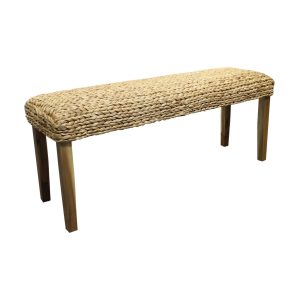 Chania Water Hyacinth Wood Bench - Lam Hiep Hung JSC