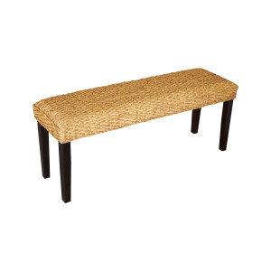Valencia Water Hyacinth Wood Bench - Brown - Lam Hiep Hung JSC