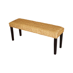 Valencia Water Hyacinth Wood Bench - Brown - Lam Hiep Hung JSC