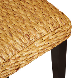 Valencia Water Hyacinth Wood Bench - Brown - Lam Hiep Hung JSC