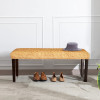 Valencia Water Hyacinth Wood Bench - Brown