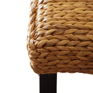 Sultan Water Hyacinth Wood Bench – Brown - Lam Hiep Hung JSC