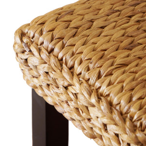 Sultan Water Hyacinth Wood Bench – Brown - Lam Hiep Hung JSC