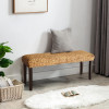 Sultan Water Hyacinth Wood Bench – Brown - Lam Hiep Hung JSC