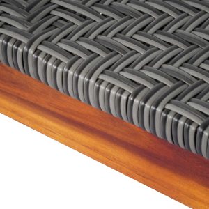 Dale Poly rattan wood Stool – Grey (Set of 2) - Lam Hiep Hung JSC