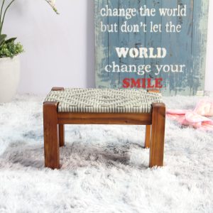 Dale Poly rattan wood Stool – Grey (Set of 2) - Lam Hiep Hung JSC