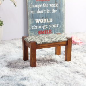 Dale Poly rattan wood Stool – Grey (Set of 2) - Lam Hiep Hung JSC