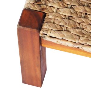 Dock water hyacinth Wood stool – Natural (Set of 2) - Lam Hiep Hung JSC