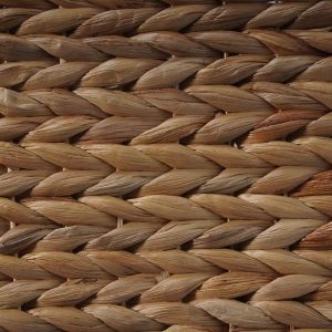 Brae water hyacinth Wood Storage Stool – light Brown - Lam Hiep Hung JSC