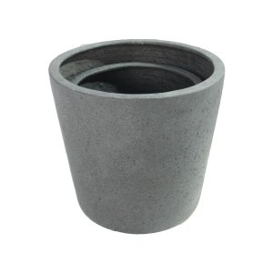 Rugen Cylindrical Round Poly Planter (Set Of 2) – Dark Grey - Lam Hiep Hung JSC