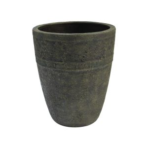 Milan Urn Poly Planter (Set Of 2) – Green Brown - Lam Hiep Hung JSC