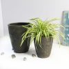 Milan Urn Poly Planter (Set Of 2) – Green Brown - Lam Hiep Hung JSC