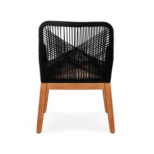 Ottawa Rope Weaving Chair – Black